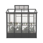 06 X 08 FT Heavy-Duty Outdoor Polycarbonate Greenhouse With Fully Automatic Temperature Control Vent
