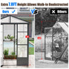 06 X 08 FT Heavy-Duty Outdoor Polycarbonate Greenhouse With Fully Automatic Temperature Control Vent