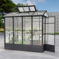 06 X 08 FT Heavy-Duty Outdoor Polycarbonate Greenhouse With Fully Automatic Temperature Control Vent