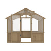 8 X 16FT Large Heavy-Duty Outdoor Wooden Greenhouse with 6MM Polycarbonate Panels