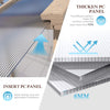 8 X 16FT Large Heavy-Duty Outdoor Wooden Greenhouse with 6MM Polycarbonate Panels