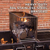 9 X 2 FT Extra-Large Argentine Santa Maria Wood Fire And Charcoal BBQ Grill With Brasero