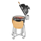 Kamado Charcoal Smoker and Grill, 18"