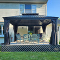 12' x 14' Hardtop Aluminum Outdoor Gazebo