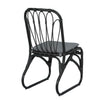 Outdoor Wicker Dining Chairs With Washable Cushions (Set of 2)