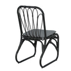 Outdoor Wicker Dining Chairs With Washable Cushions (Set of 2)