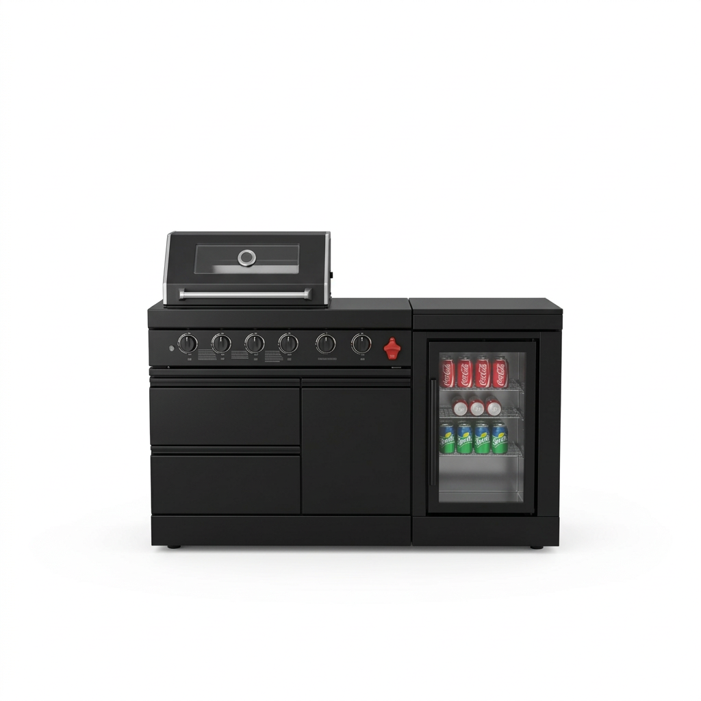 65-Inch 4-Burner Stainless Steel Propane Gas Outdoor Kitchen Island