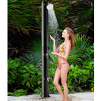 7.2 Feet Solar-Heated Outdoor Shower with Free-Rotating Shower Head