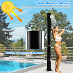 7.2 Feet Solar-Heated Outdoor Shower with Free-Rotating Shower Head