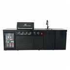 104" 4-Burner 72,000 BTU Black Outdoor Kitchen Bar Barbecue Island Grill
