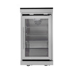 Blaze 108-Inch 6-Burner 85K BTU Deluxe Stainless Steel Liquid Propane Outdoor Kitchen Grill Island With Wine Cooler, Rotisserie, Cabinets, And Granite Countertops
