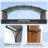 10 x 12 FT Outdoor Retractable Pergola with Retractable Canopy for Patio