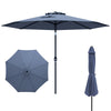 10 Feet Outdoor Patio Umbrella with Tilt Adjustment and Crank - available in 7 colors