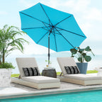 10 Feet Outdoor Patio Umbrella with Tilt Adjustment and Crank - available in 7 colors