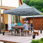 10 x 10 FT Outdoor Pop up Canopy Tent - Easy Setup Gazebo Shelter with Wheeled Bag
