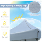 10 x 10 FT Outdoor Pop up Canopy Tent - Easy Setup Gazebo Shelter with Wheeled Bag