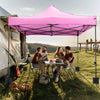 10 x 10 FT Outdoor Pop up Canopy Tent - Easy Setup Gazebo Shelter with Wheeled Bag