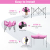 10 x 10 FT Outdoor Pop up Canopy Tent - Easy Setup Gazebo Shelter with Wheeled Bag