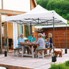 10 x 10 FT Outdoor Pop up Canopy Tent - Easy Setup Gazebo Shelter with Wheeled Bag