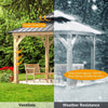 10 X 10 FT Premium Outdoor Patio Hardtop Gazebo W/ Double Steel Roof