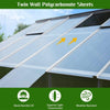 10 X 16 FT Extra Large Heavy-Duty Backyard Polycarbonate Aluminum Greenhouse With Sliding Doors And Vents