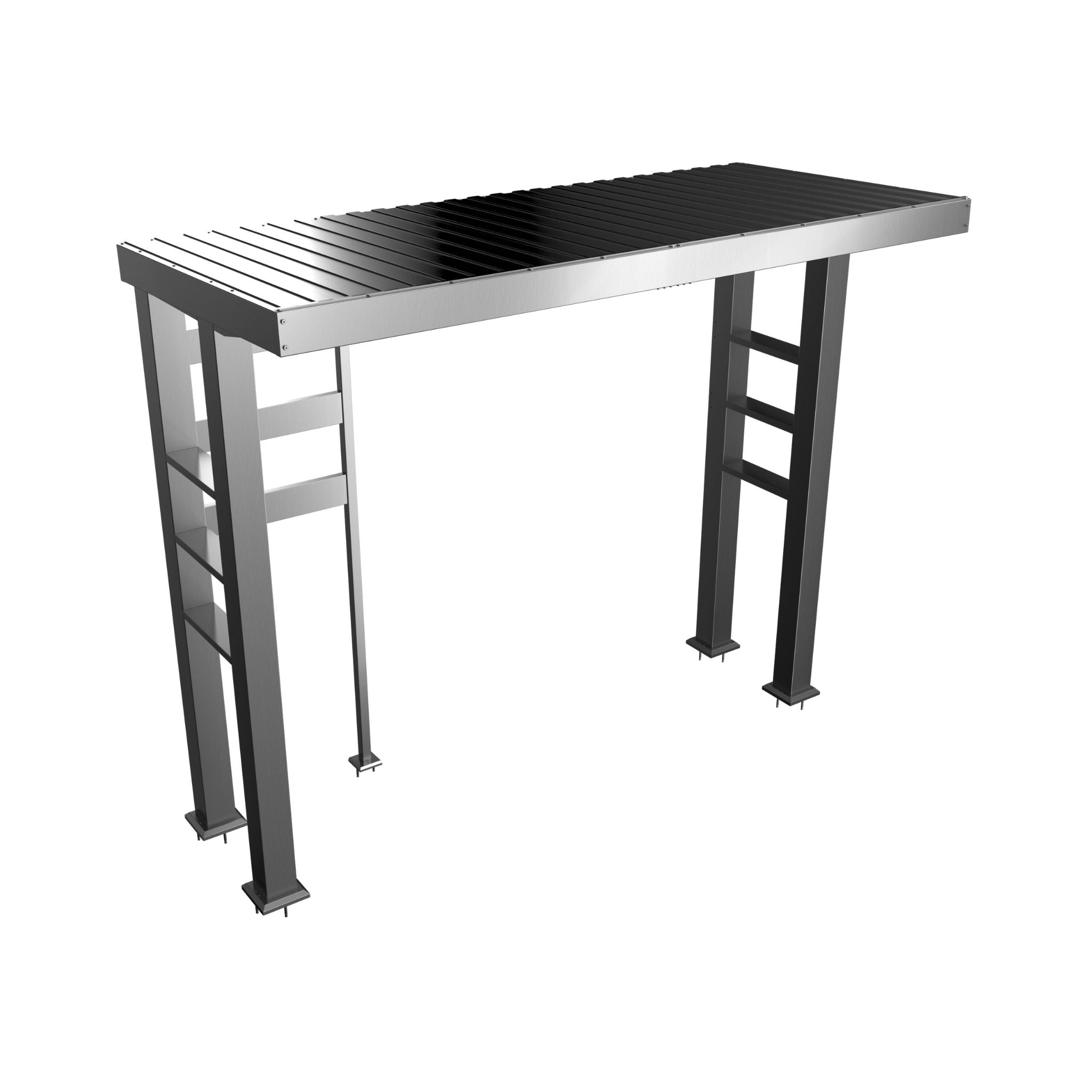 Imperial 110-Inch 4-Burner 72K BTU Deluxe Stainless Steel Outdoor Kitchen Grill Island With Wine Cooler, Rotisserie, Cabinets, And Granite Countertops