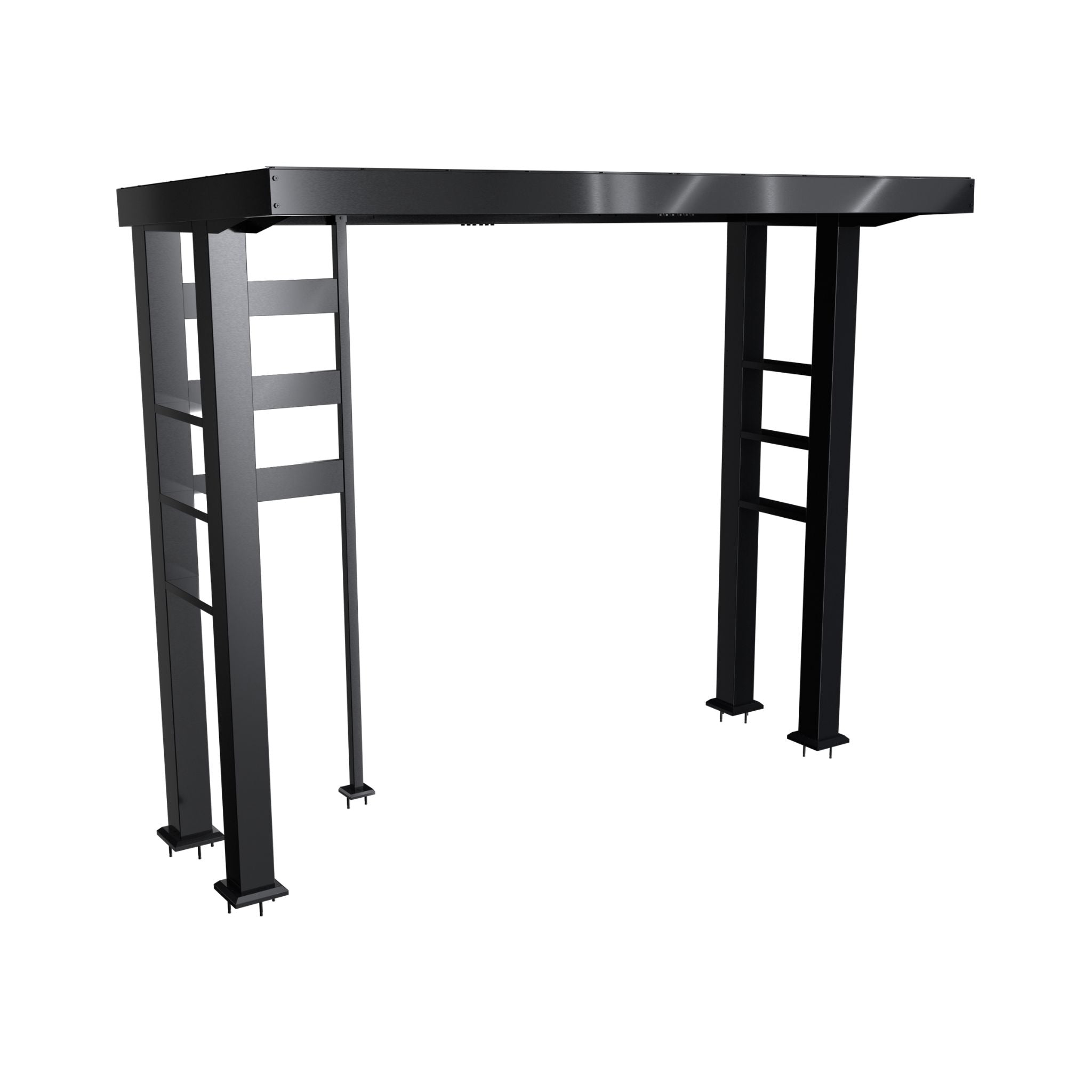Imperial 110-Inch 4-Burner 72K BTU Deluxe Stainless Steel Outdoor Kitchen Grill Island With Wine Cooler, Rotisserie, Cabinets, And Granite Countertops