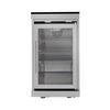 Imperial 110-Inch 4-Burner 72K BTU Deluxe Stainless Steel Outdoor Kitchen Grill Island With Wine Cooler, Rotisserie, Cabinets, And Granite Countertops