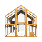 110-Inch Large Outdoor Pet Playpen - Chicken Coop With Waterproof Cover