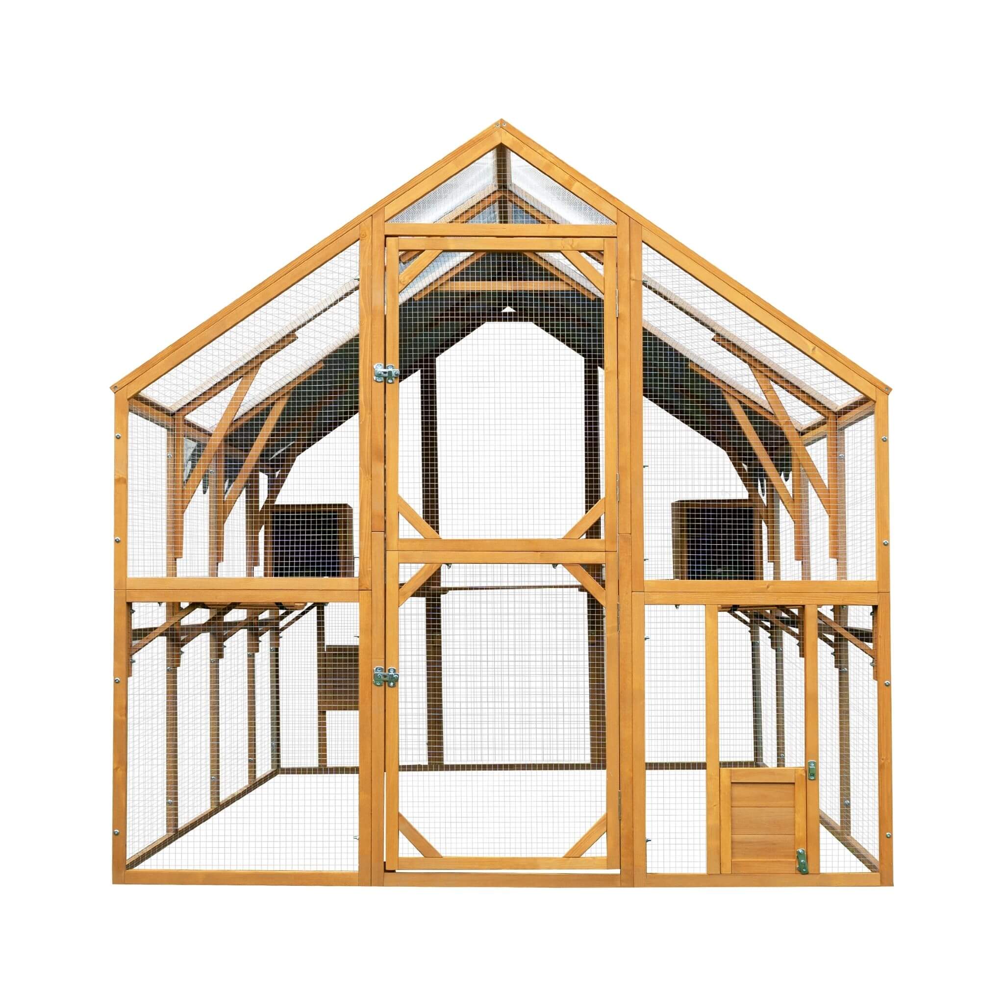 110-Inch Large Outdoor Pet Playpen - Chicken Coop With Waterproof Cover