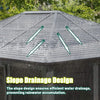 11 X 14 FT  Meridian Premium Four Season Outdoor Aluminum Hardtop Gazebo Sunroom