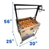 12-Gallon Commercial Outdoor Propane Deep Fryer With Cart