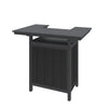 Outdoor Patio Bar Island with HDPE & Aluminum Frame