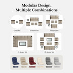 Luxury Outdoor Patio Furniture Set with Thick Cushions