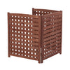 3 Panel Outdoor Air Conditioner Fence Screen