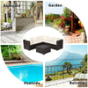 6 Piece Patio Furniture Sofa Set with Cushions