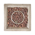 19-Inch Outdoor 40K BTU Natural Stone Fire Column