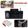6-Burner Stainless Steel Propane Gas Outdoor Kitchen Barbecue Island Grill