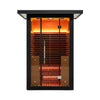 The Lugano 2-Person Outdoor Full-Spectrum Infrared Sauna with Aluminum Alloy Exterior & WiFi