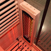 The Lugano 2-Person Outdoor Full-Spectrum Infrared Sauna with Aluminum Alloy Exterior & WiFi