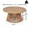Claremont Patio Furniture Set: 3-Seater Daybed + Acacia Wood Table