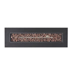 Modern Dark Grey 40' Outdoor Iron Propane Fire Pit