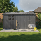 12 x 10 Ft Metal Garden Shed for Outdoor Storage