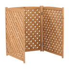 Outdoor 3 Panel Air Conditioner Fence Screen