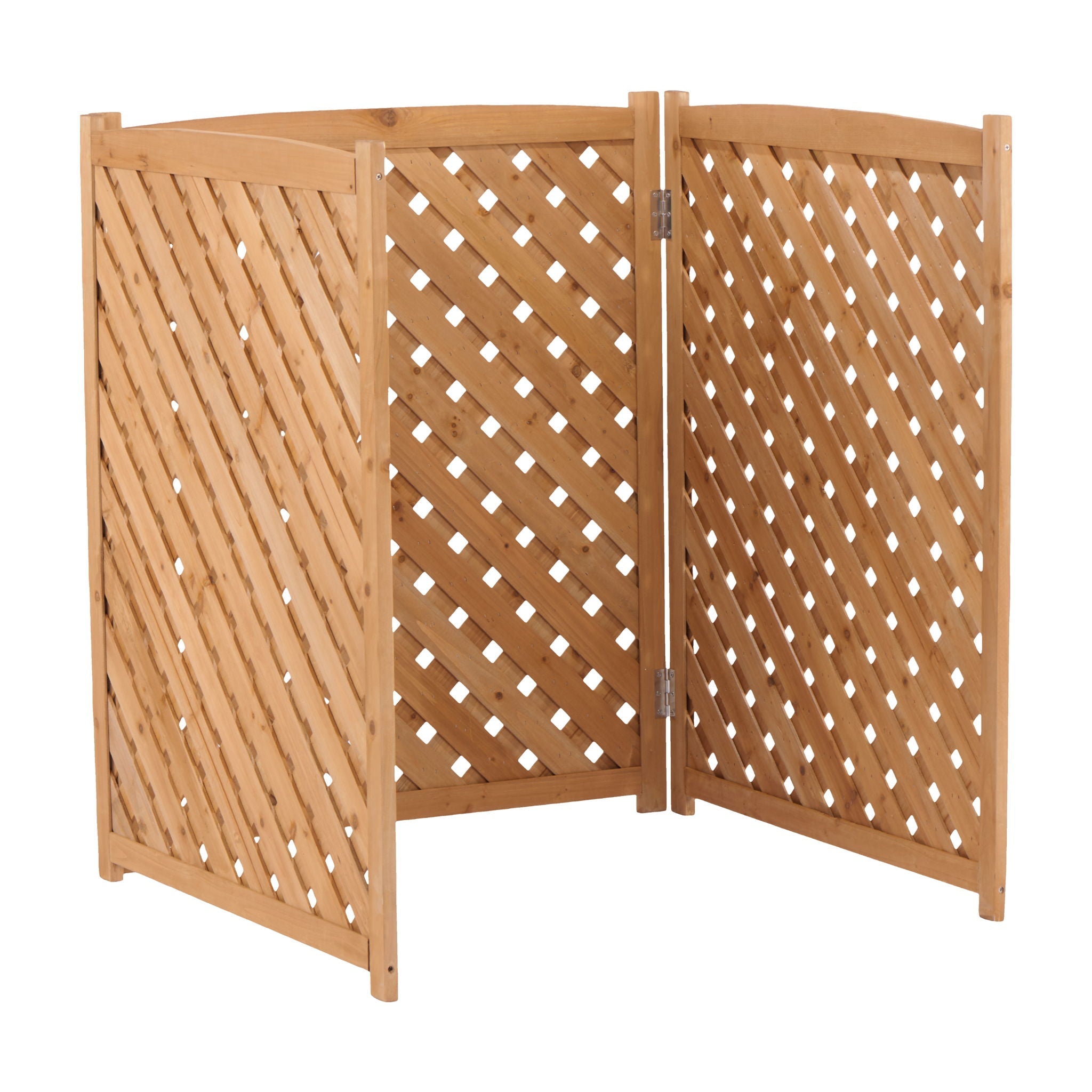 Outdoor 3 Panel Air Conditioner Fence Screen