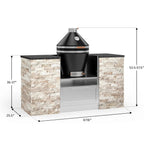 Transform Your Outdoor Space with the Signature Series 6PC Custom Outdoor Kitchen - Premium 304 Stainless Steel & Elegant Shaker Doors