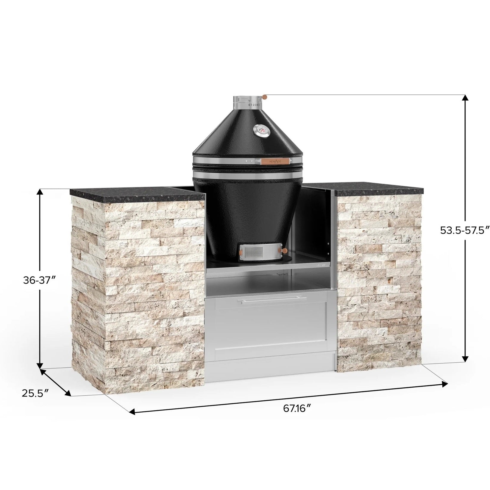 Transform Your Outdoor Space with the Signature Series 6PC Custom Outdoor Kitchen - Premium 304 Stainless Steel & Elegant Shaker Doors