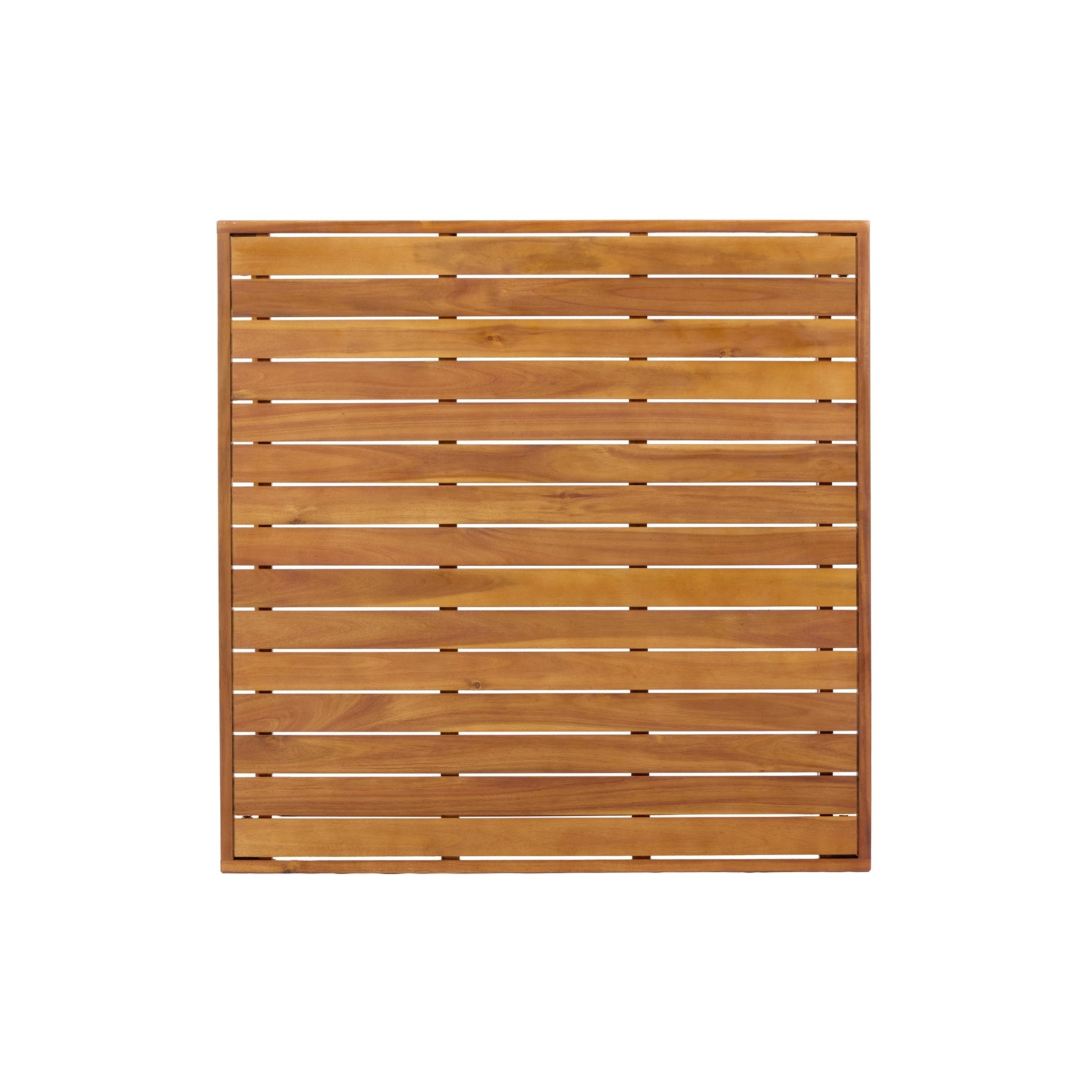 41.14-Inch Height Teak Finish Acacia Solid Wood Outdoor Dining Table