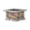 28-Inch Premium Outdoor Wood Burning Magnesium Oxide Fire Pit With Lid (SAK75214)