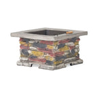 28-Inch Premium Outdoor Wood Burning Magnesium Oxide Fire Pit With Lid (SAK75214)